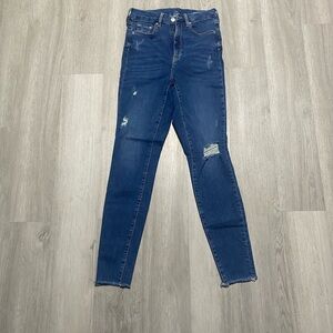 H&M Women's Dark Blue Skinny Jeans